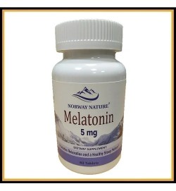 Melatonin 5 mg 60 tab Norway Nature